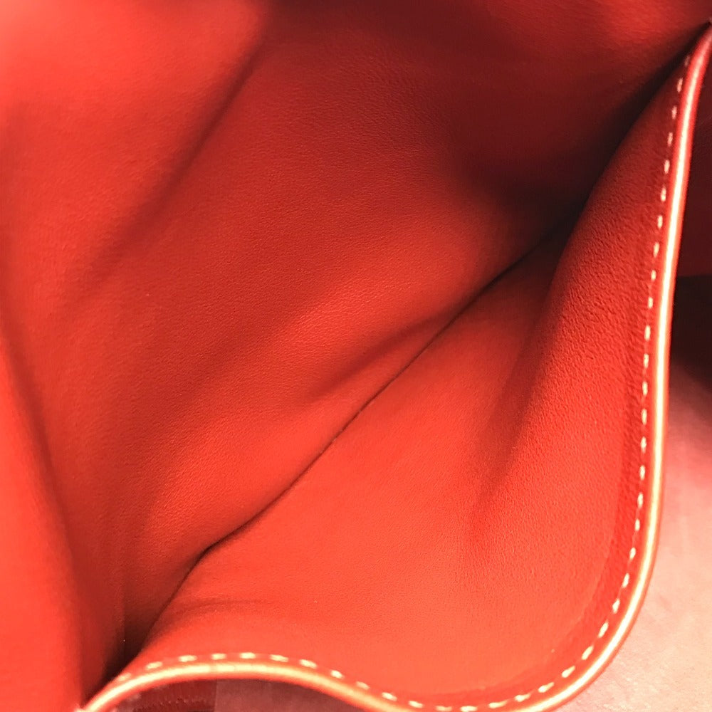 HERMES Ricourt 17 Ricourt 17 Bag Shoulder Bucket Shoulder Bag Leather Unisex Red