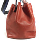 HERMES Ricourt 17 Ricourt 17 Bag Shoulder Bucket Shoulder Bag Leather Unisex Red