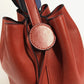 HERMES Ricourt 17 Ricourt 17 Bag Shoulder Bucket Shoulder Bag Leather Unisex Red