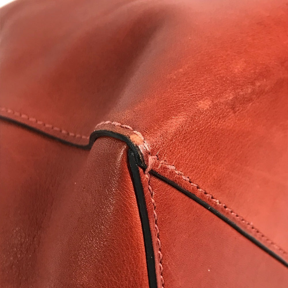 HERMES Ricourt 17 Ricourt 17 Bag Shoulder Bucket Shoulder Bag Leather Unisex Red