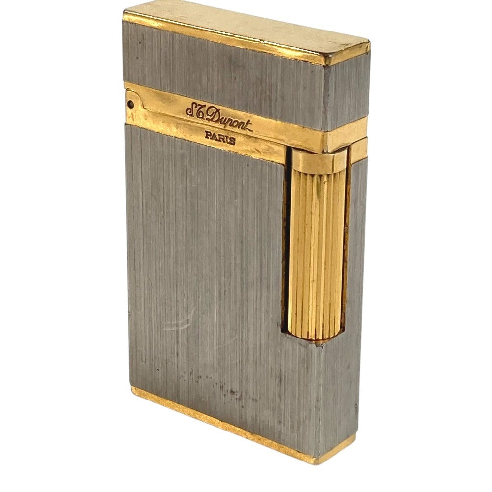 STDupont Line 2 Smoking Accessory, Cigarette Lighter, Metal, Unisex, Gold