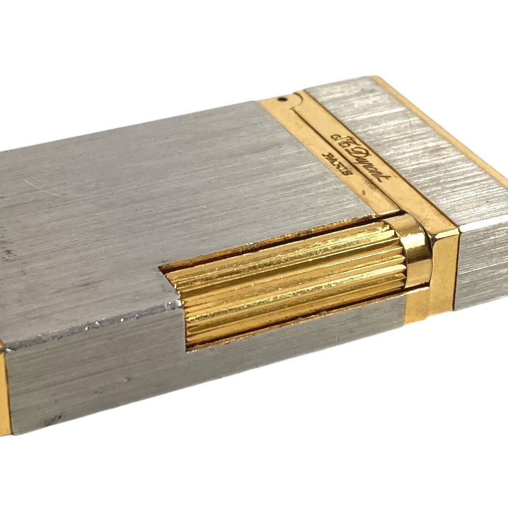 STDupont Line 2 Smoking Accessory, Cigarette Lighter, Metal, Unisex, Gold