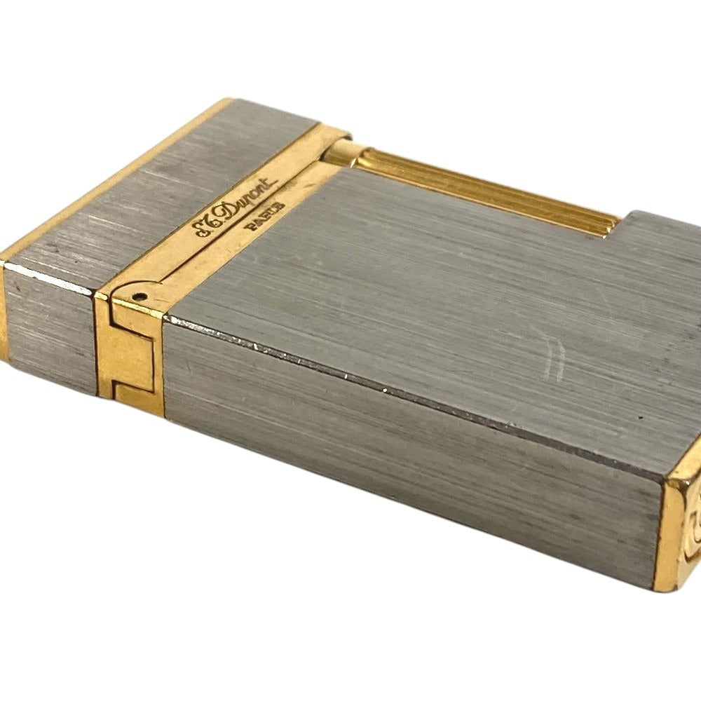 STDupont Line 2 Smoking Accessory, Cigarette Lighter, Metal, Unisex, Gold