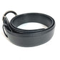 BVLGARI BVLGARI BVLGARI Logo Buckle Belt for Bottoms Leather Men's Black