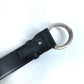 BVLGARI BVLGARI BVLGARI Logo Buckle Belt for Bottoms Leather Men's Black