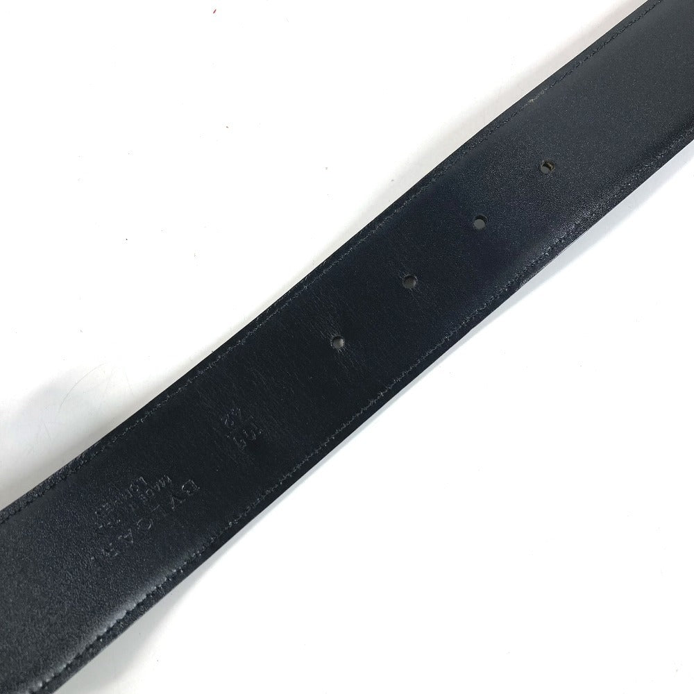BVLGARI BVLGARI BVLGARI Logo Buckle Belt for Bottoms Leather Men's Black