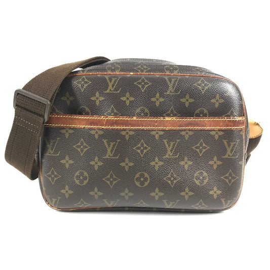 LOUIS VUITTON M45254 モノグラム リポーターPM リポーター PM 斜め掛け カバン ショルダーバッグ モノグラムキャンバス ユニセックス ブラウン
