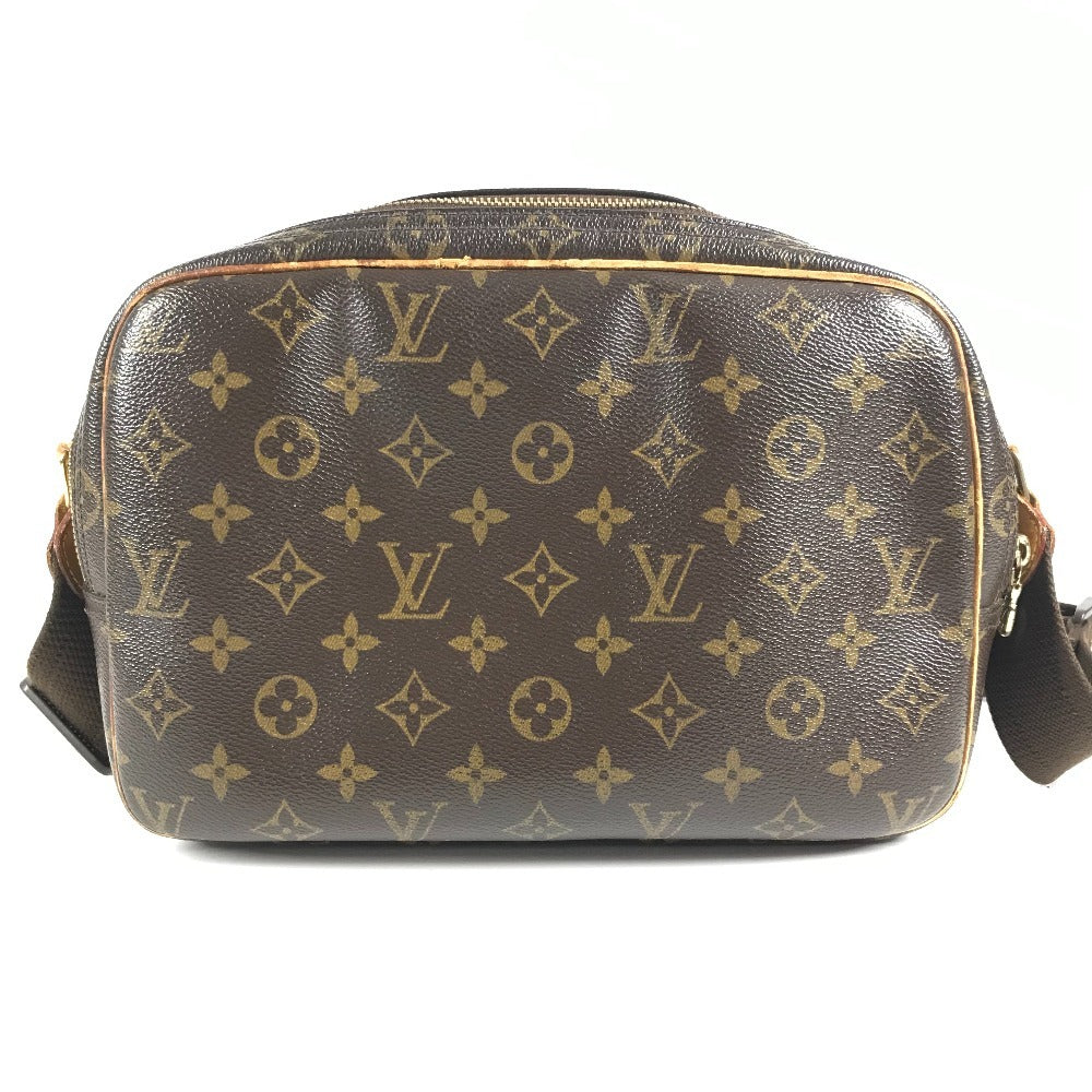 LOUIS VUITTON M45254 モノグラム リポーターPM リポーター PM 斜め掛け カバン ショルダーバッグ モノグラムキャンバス ユニセックス ブラウン