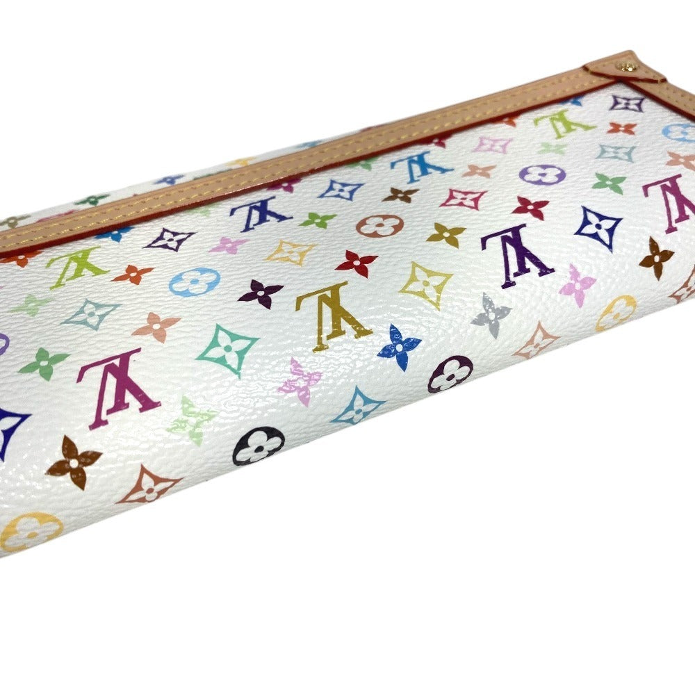 LOUIS VUITTON M13397 日本限定 LV × TM モノグラムマルチカラー ポルトフォイユ サラ NM フラップ ロングウォレット 長財布 モノグラムマルチカラーキャンバス ユニセックス ブロン ホワイト