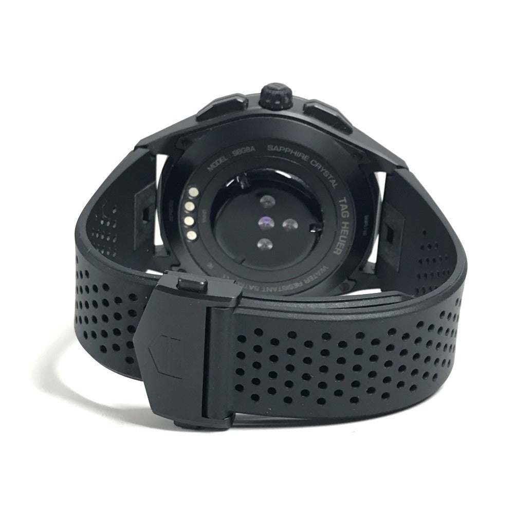 TAG HEUER SBG8A80 Connected Calibre E3 1.8" Connected Watch Smartwatch Clock Wristwatch titanium / rubber Black Used
