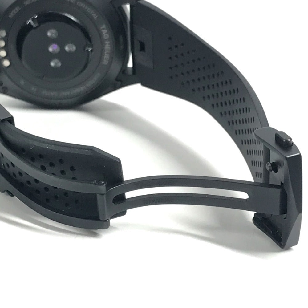 TAG HEUER SBG8A80 Connected Calibre E3 1.8" Connected Watch Smartwatch Clock Wristwatch titanium / rubber Black Used