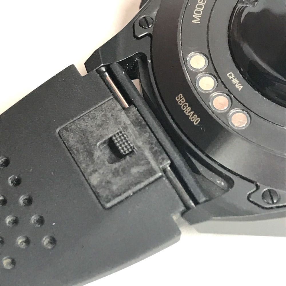TAG HEUER SBG8A80 Connected Calibre E3 1.8" Connected Watch Smartwatch Clock Wristwatch titanium / rubber Black Used