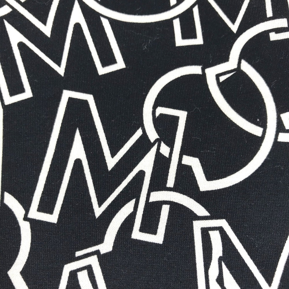 MONCLER 総柄 ロゴ T-SHIRT GIROCOLLO SS T-SHIRT アパレル　半袖　トップス 半袖Ｔシャツ コットン レディース ブラック