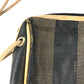 FENDI ペカン ロゴ 肩掛け リラクシング mini ミニ ショルダーバッグ レザー/キャンバス ユニセックス ブラウン