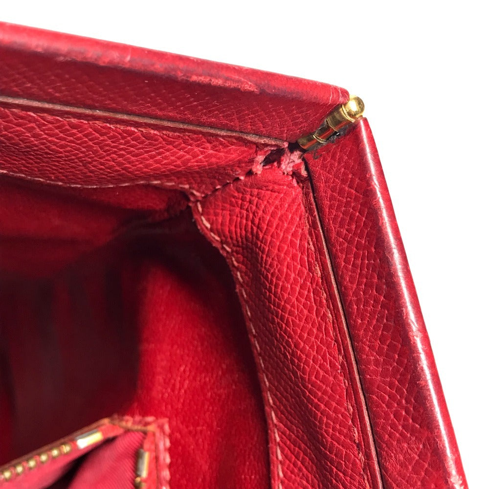 HERMES ヴィンテージ ベリー 肩掛け トートバッグ カバン ショルダーバッグ クシュベル ユニセックス レッド