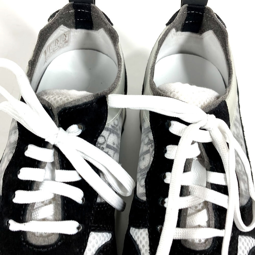 Dior トロッター ロゴ 靴 シューズ 紐 スニーカー スエード キッズ ブラック