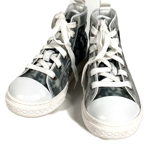 Dior 0SBS21SHOA_Y43I Trotter Logo B23 League High-Top Sneakers Shoes Laces High-Cut Sneakers PVC Kids Grey