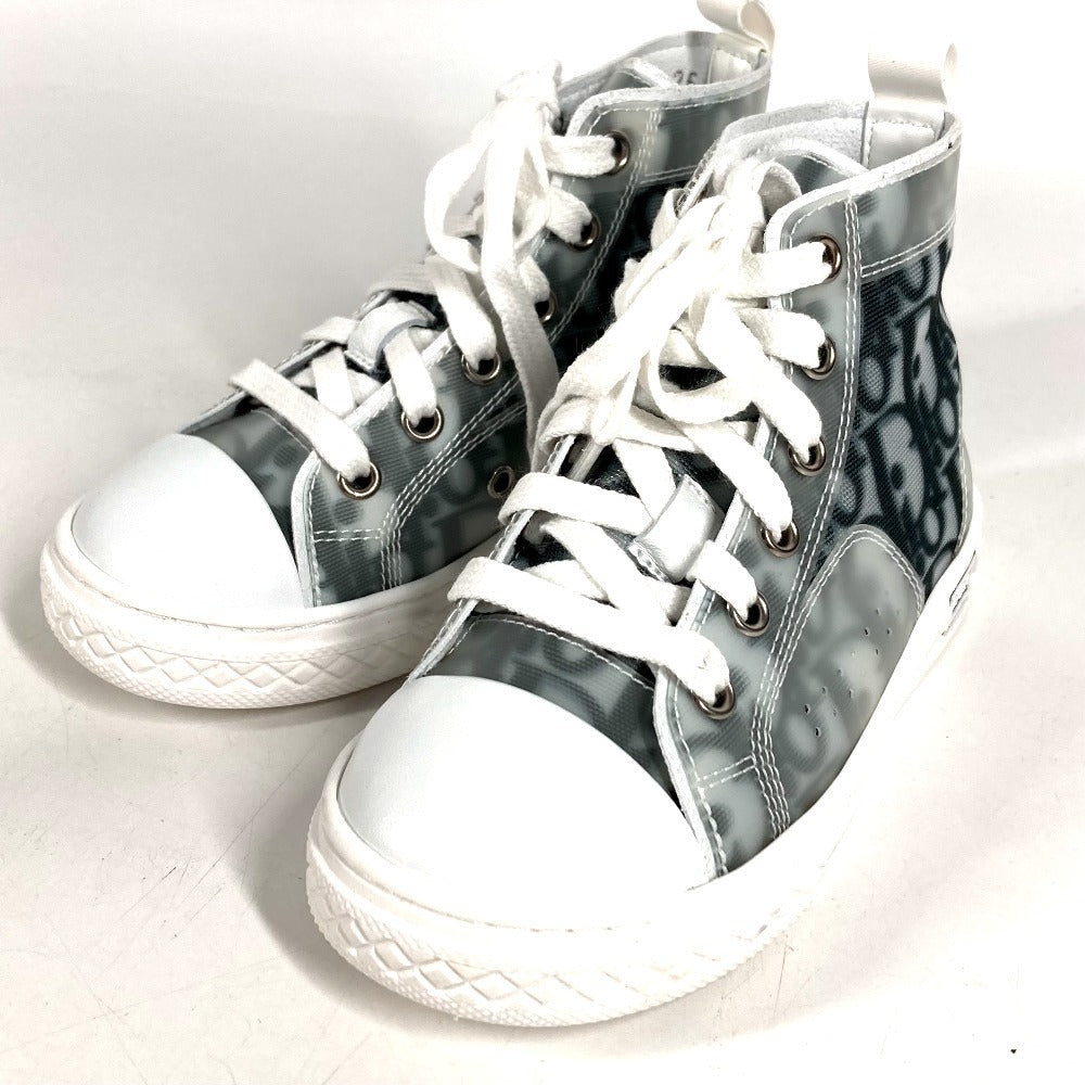 Dior 0SBS21SHOA_Y43I トロッター ロゴ B23 リーグ ハイトップスニーカー 靴 シューズ 紐 ハイカット スニーカー PVC キッズ グレー