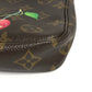 LOUIS VUITTON M95008 モノグラムチェリー 村上隆 ポシェットアクセソワール カバン ハンドバッグ ポーチ さくらんぼ アクセサリーポーチ モノグラムチェリーキャンバス レディース ブラウン