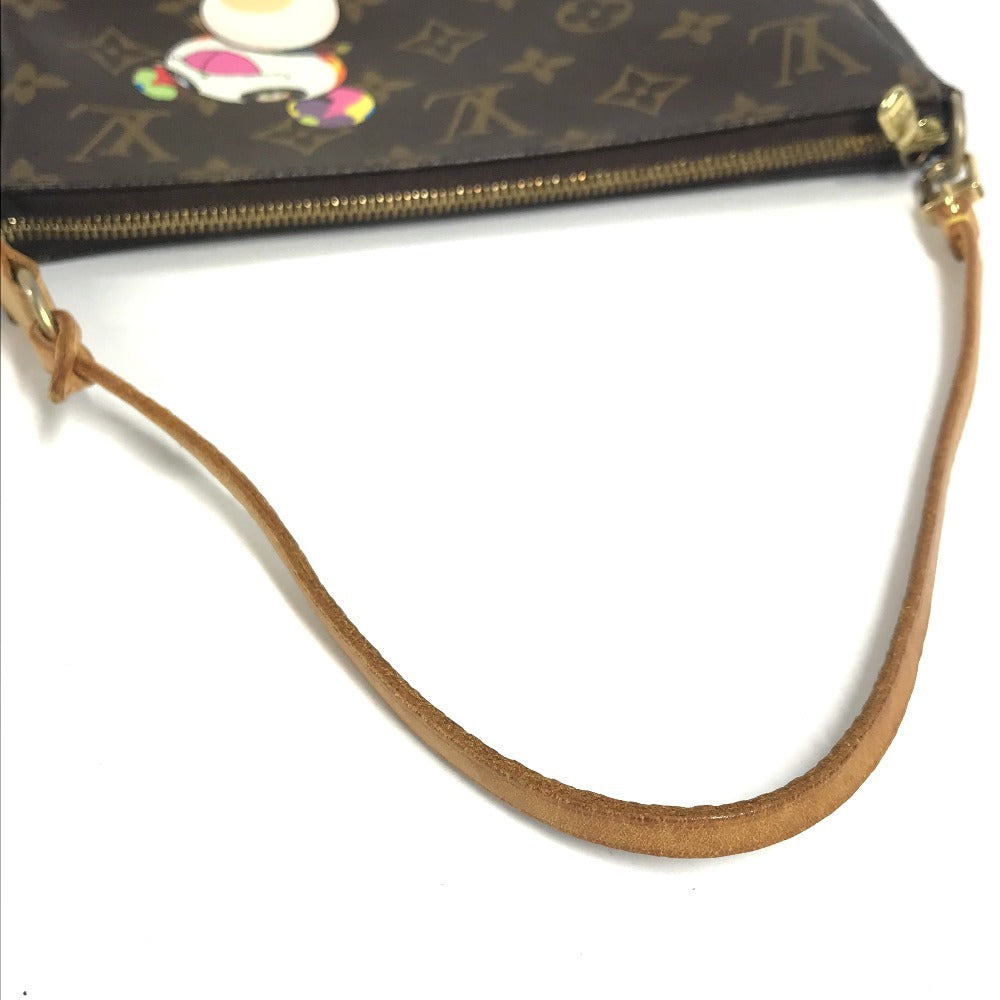LOUIS VUITTON M51981 モノグラム パンダ 村上隆 ポシェットアクセソワール カバン アクセサリーポーチ ハンドバッグ ショルダーバッグ モノグラムキャンバス レディース ブラウン