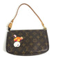 LOUIS VUITTON M51981 モノグラム パンダ 村上隆 ポシェットアクセソワール カバン アクセサリーポーチ ハンドバッグ ショルダーバッグ モノグラムキャンバス レディース ブラウン