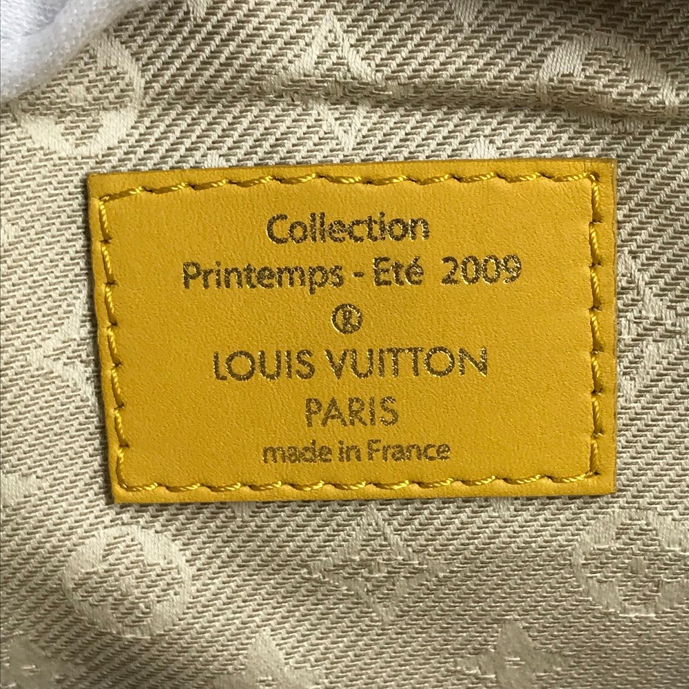 LOUIS VUITTON M45507 パナームライン テイクオフ 斜め掛け カバン ポシェット ショルダーバッグ レザー レディース イエロー