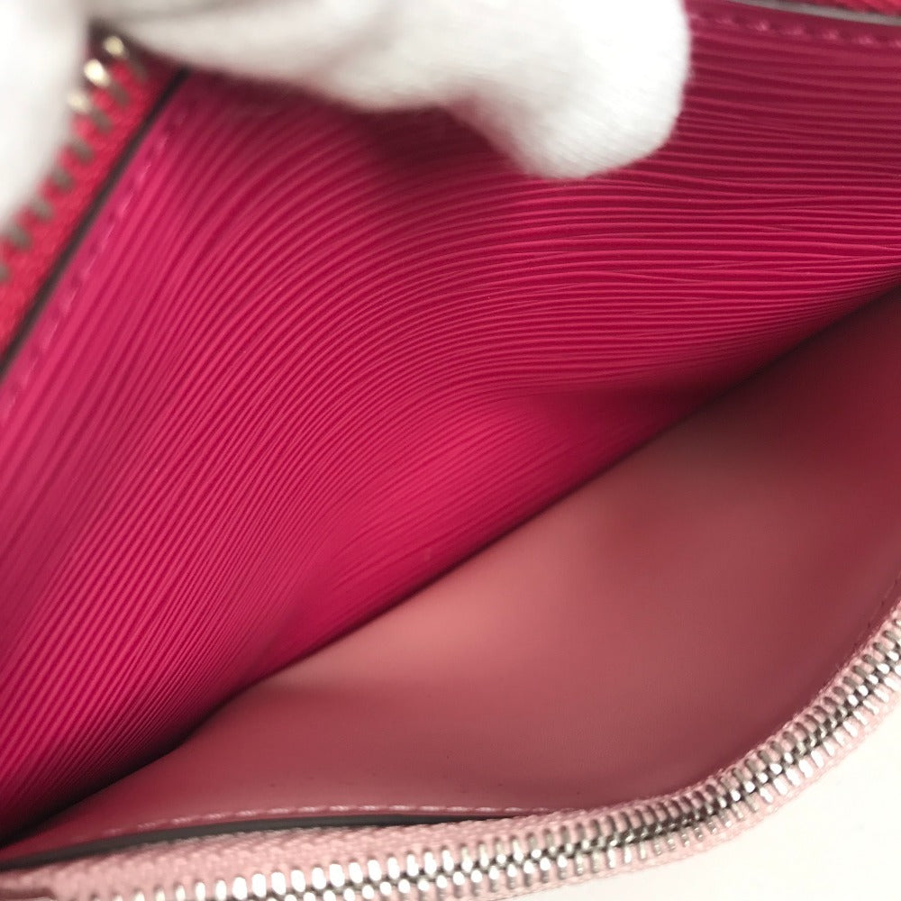 LOUIS VUITTON M62253 エピ ポシェット プラット カバン セカンドバッグ ポーチ クラッチバッグ エピレザー レディース コクリコ ピンク