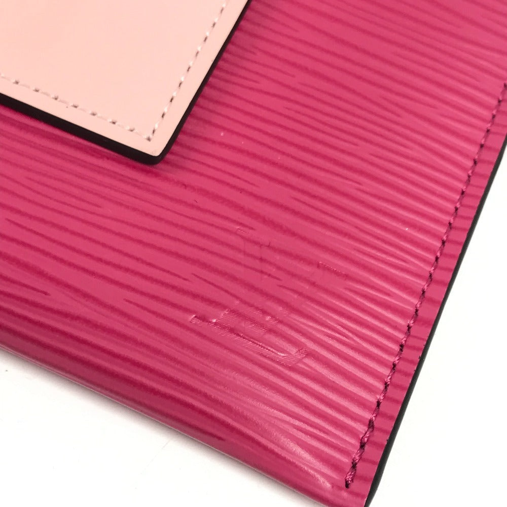 LOUIS VUITTON M62253 Epi Pochette Plat Bag Second Bag Pouch Clutch Bag Epi Leather Women's Coquelicot Pink