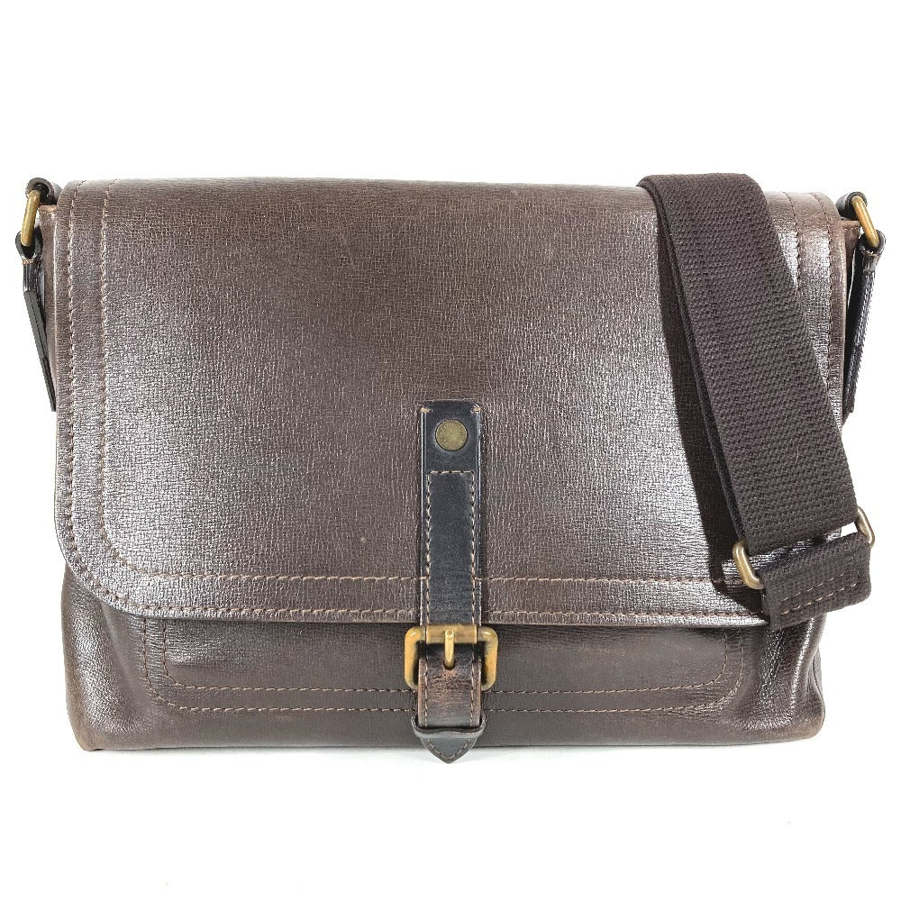 LOUIS VUITTON M92994 ユタ オハマ カバン メッセンジャーバッグ フラップ ショルダーバッグ ユタレザー メンズ カフェ ブラウン