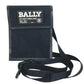 BALLY ロゴ カバン 斜め掛け フラップ ショルダーバッグ ナイロンキャンバス ユニセックス ブラック