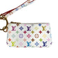 LOUIS VUITTON M14099 LV×TM モノグラムマルチカラー 村上隆 フォンホルダー スマホストラップ 携帯 財布 小銭入れ ポーチ コインケース モノグラムマルチカラーキャンバス ユニセックス ブロン ホワイト