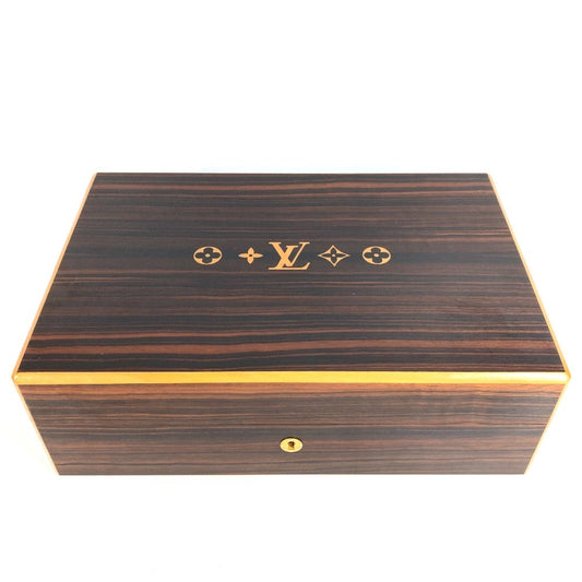 LOUIS VUITTON M58562 コフレ 75 シガール コフレ75シガール ヒュミドール 葉巻ケース タバコ インテリア シガレットケース ウッド メンズ ブラウン