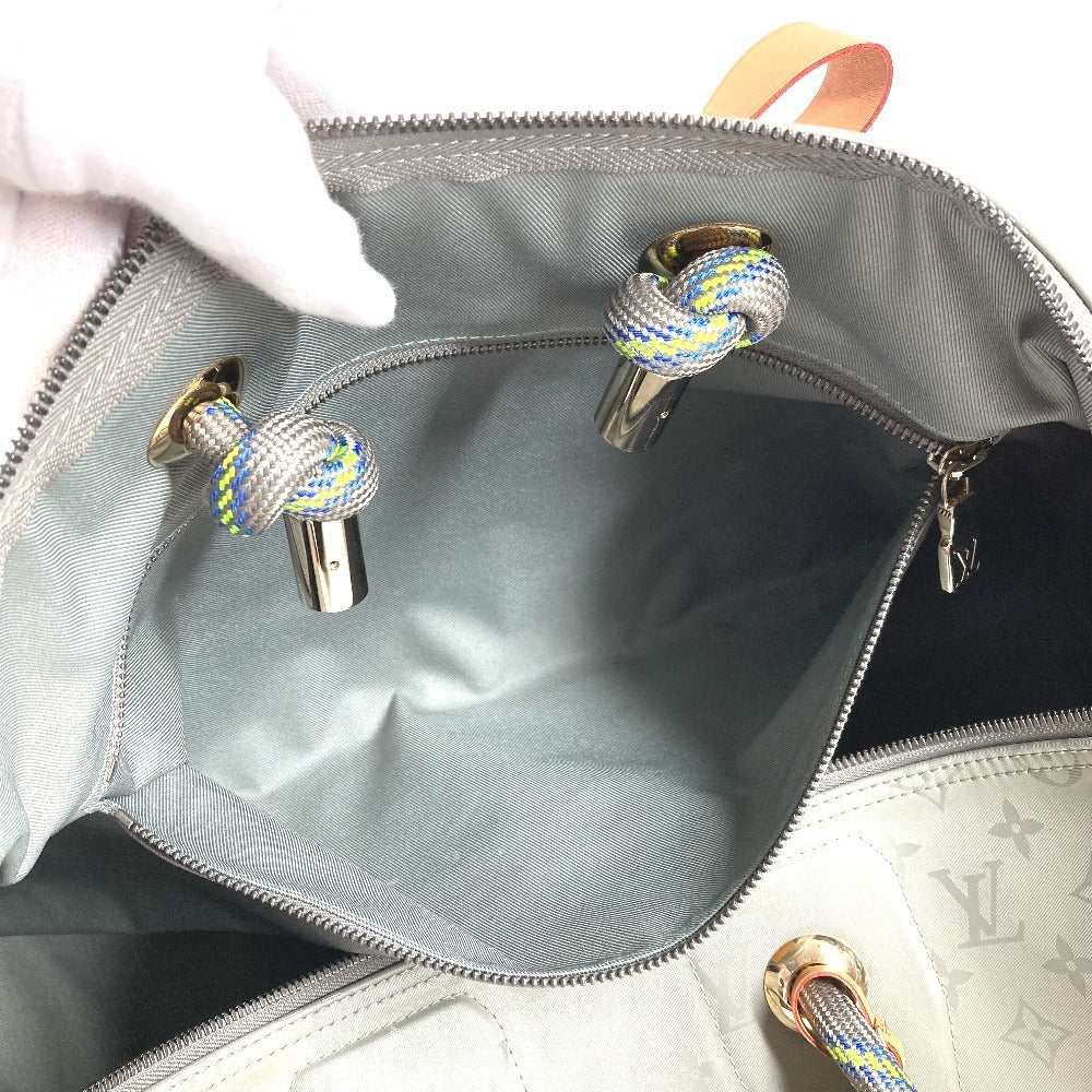 LOUIS VUITTON M43886 モノグラムチタニウム キーポル バンドリエール 50 カバン 旅行バッグ トラベルバッグ ハンドバッグ 2WAYバッグ ショルダーバッグ ボストンバッグ レザー/キャンバス メンズ グレー