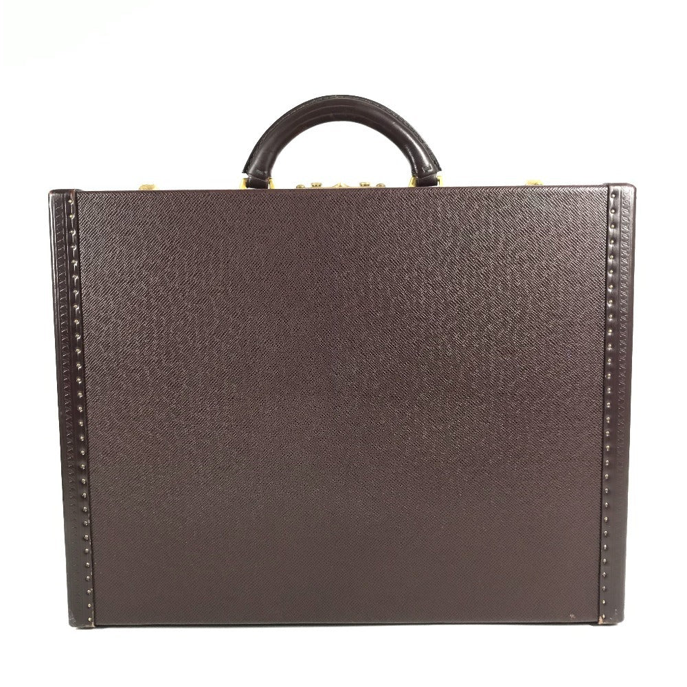 LOUIS VUITTON M30006 タイガ プレジデント ハンドバッグ カバン ビジネスバッグ ボックス BOX トランク タイガレザー ユニセックス アカジュー パープル