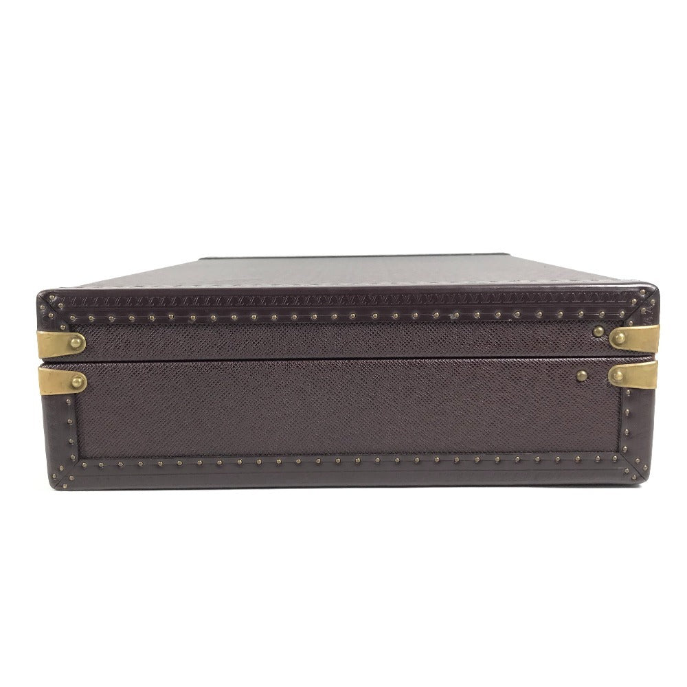 LOUIS VUITTON M30006 タイガ プレジデント ハンドバッグ カバン ビジネスバッグ ボックス BOX トランク タイガレザー ユニセックス アカジュー パープル