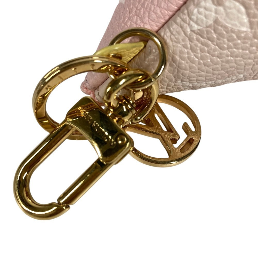 LOUIS VUITTON M00669 モノグラム ベルランゴ バッグチャーム トライアングル 三角 財布 コインケース 小銭入れ キーホルダー レザー レディース ピンク