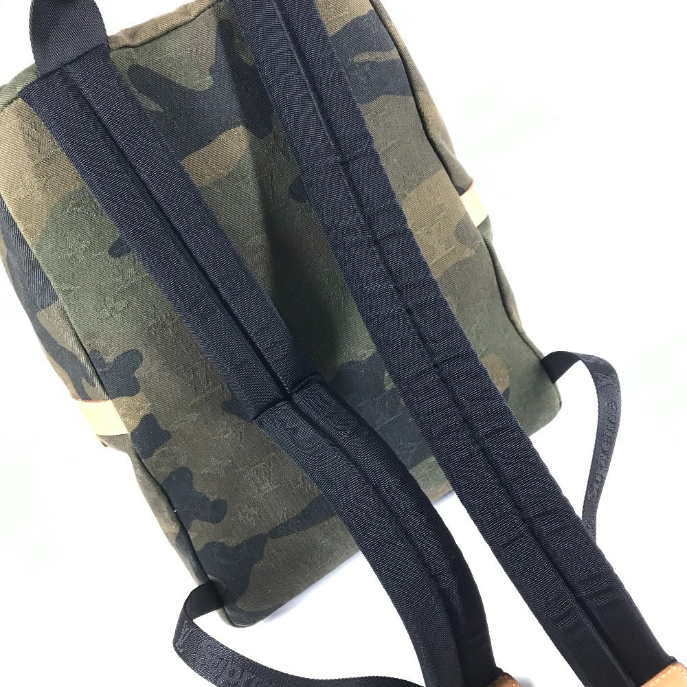 LOUIS VUITTON M44200 Supreme シュプリーム コラボ アポロ カバン バックパック カモフラ 迷彩 リュックサック キャンバス メンズ グリーン