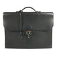 HERMES サックアデペッシュ 38 サックアデペッシュ38 トートバッグ 肩掛け ハンドバッグ ビジネスバッグ レザー ユニセックス ブラック