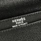 HERMES サックアデペッシュ 38 サックアデペッシュ38 トートバッグ 肩掛け ハンドバッグ ビジネスバッグ レザー ユニセックス ブラック