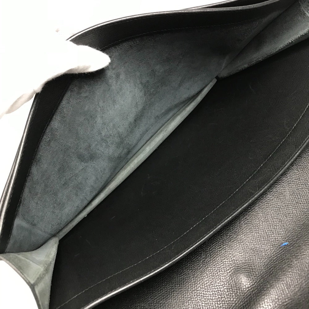 HERMES サックアデペッシュ 38 サックアデペッシュ38 トートバッグ 肩掛け ハンドバッグ ビジネスバッグ レザー ユニセックス ブラック