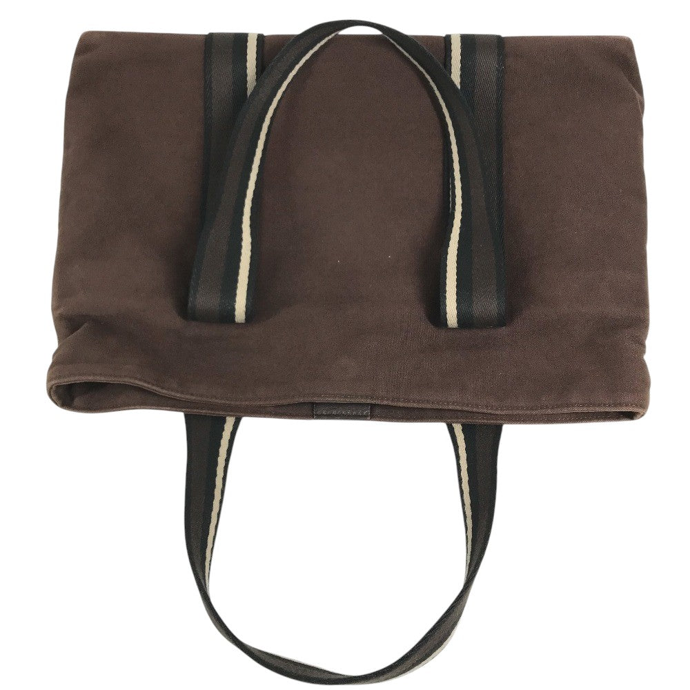 HERMES Trocha Horizontal Zonal MM Tote Bag, Shoulder Bag, Canvas Tote Shoulder Bag Canvas Brown Used