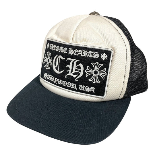 CHROME HEARTS CHロゴ 帽子 キャップ帽 ベースボール メッシュ キャップ コットン ユニセックス ブラック