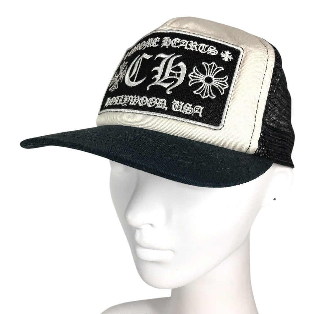 CHROME HEARTS CHロゴ 帽子 キャップ帽 ベースボール メッシュ キャップ コットン ユニセックス ブラック