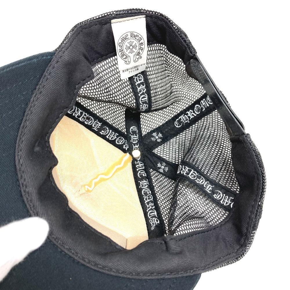 CHROME HEARTS CHロゴ 帽子 キャップ帽 ベースボール メッシュ キャップ コットン ユニセックス ブラック