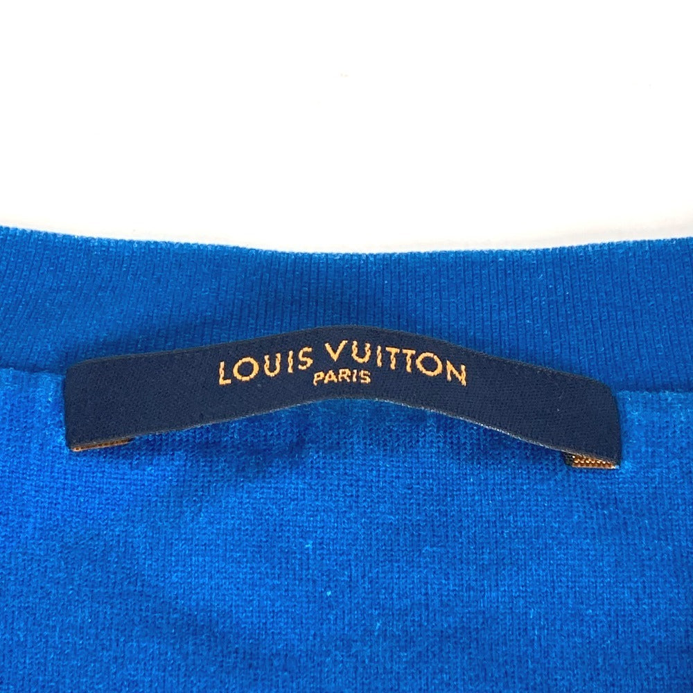 LOUIS VUITTON 1A89U6 LV ロゴ 雲 クラウドプリント トップス アパレル 半袖 RM202 半袖Ｔシャツ コットン メンズ ブルー