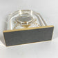 MIKIMOTO Set of 2 Photo Frames and Watches Table clock & photo frame set Pearl Table clock Glass clear/Gold Used