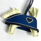 HERMES horse cheval Rodeo Robeo Cool PM Heart Bag Charm Key Holder charm Anyo Miro blue/yellow Used