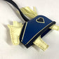HERMES horse cheval Rodeo Robeo Cool PM Heart Bag Charm Key Holder charm Anyo Miro blue/yellow Used