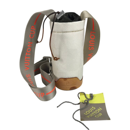 LOUIS VUITTON 不明 Damier Geant LVCUP Bottle holder Crossbody Pochette bag Shoulder Bag Damier GeantCanvas White Used