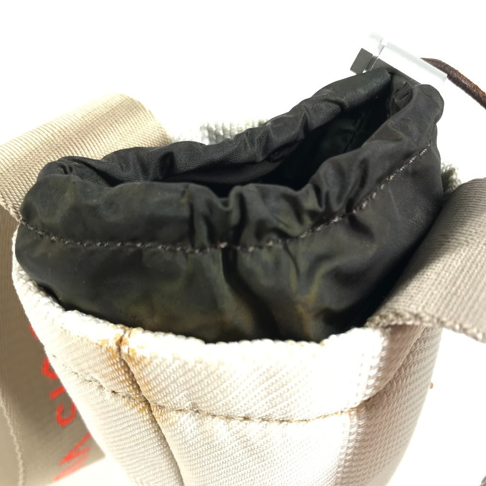 LOUIS VUITTON 不明 Damier Geant LVCUP Bottle holder Crossbody Pochette bag Shoulder Bag Damier GeantCanvas White Used
